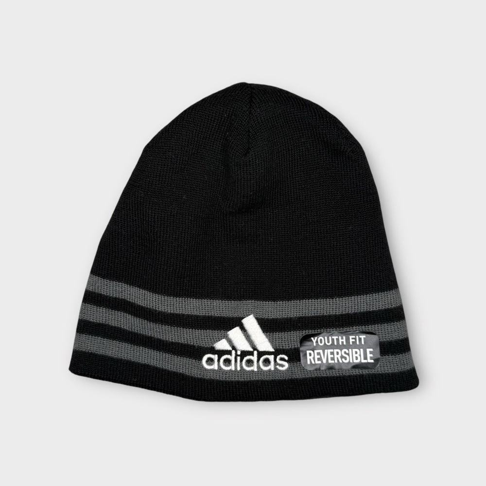 Adidas Reversible Youth Fit Black Beanie